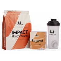 Bundel met Impact Whey Protein + Layered eiwitreep - Choc Peanut Pretzel - Cookies & Cream