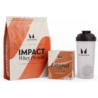 Bundel met Impact Whey Protein + Layered eiwitreep - Triple Choc Fudge - Chocolate Brownie
