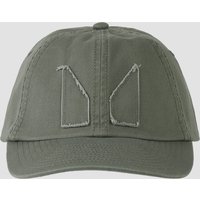 MP pet met appliqué - Donkersaliegroen