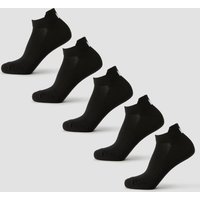 MP Unisex Sneakersokken (5 Pack) - Zwart - UK 6-8
