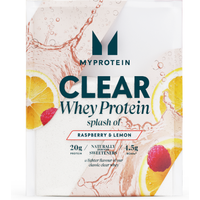 Myprotein Clear Whey Isolate (Sample) - 28G -1servings - Splash Of - Raspberry & Lemon