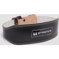 Myprotein lederen halterriem - Zwart - Medium (27-36 Inch)